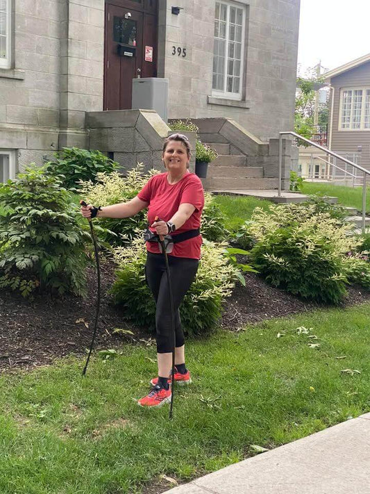 Mønarc nordic walking au Canada ave...