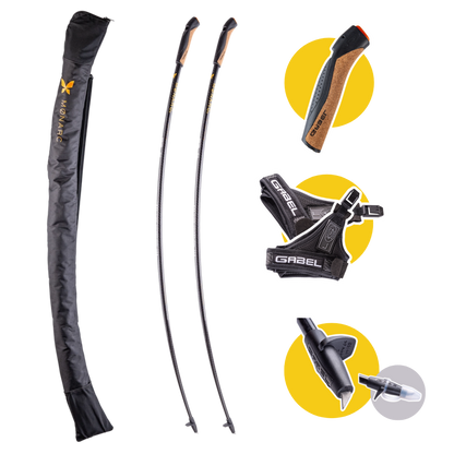 MØNARC® Ready-to-Walk Set – 100 % Carbon Nordic-Walking-Bögen