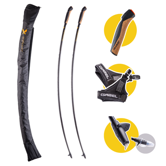 MØNARC® Ready-to-Walk Set – 100 % Carbon Nordic-Walking-Bögen